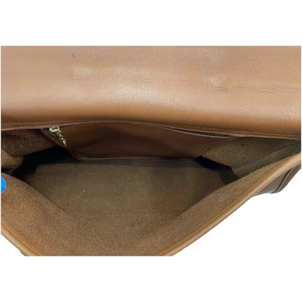 Coach Vtg Lexington British Tan Leather Briefcase Business‎ Case Office C9675 - Picture 7 of 14